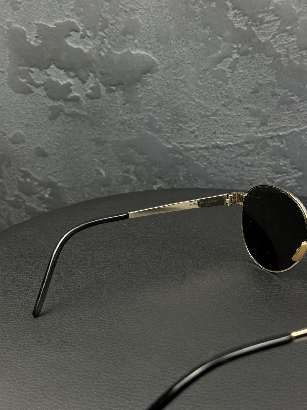 Saint Laurent Paris SAINT LAURENT Sunglasses SL M62 003 Gold/Gray Size ONE SIZE - 12 Thumbnail