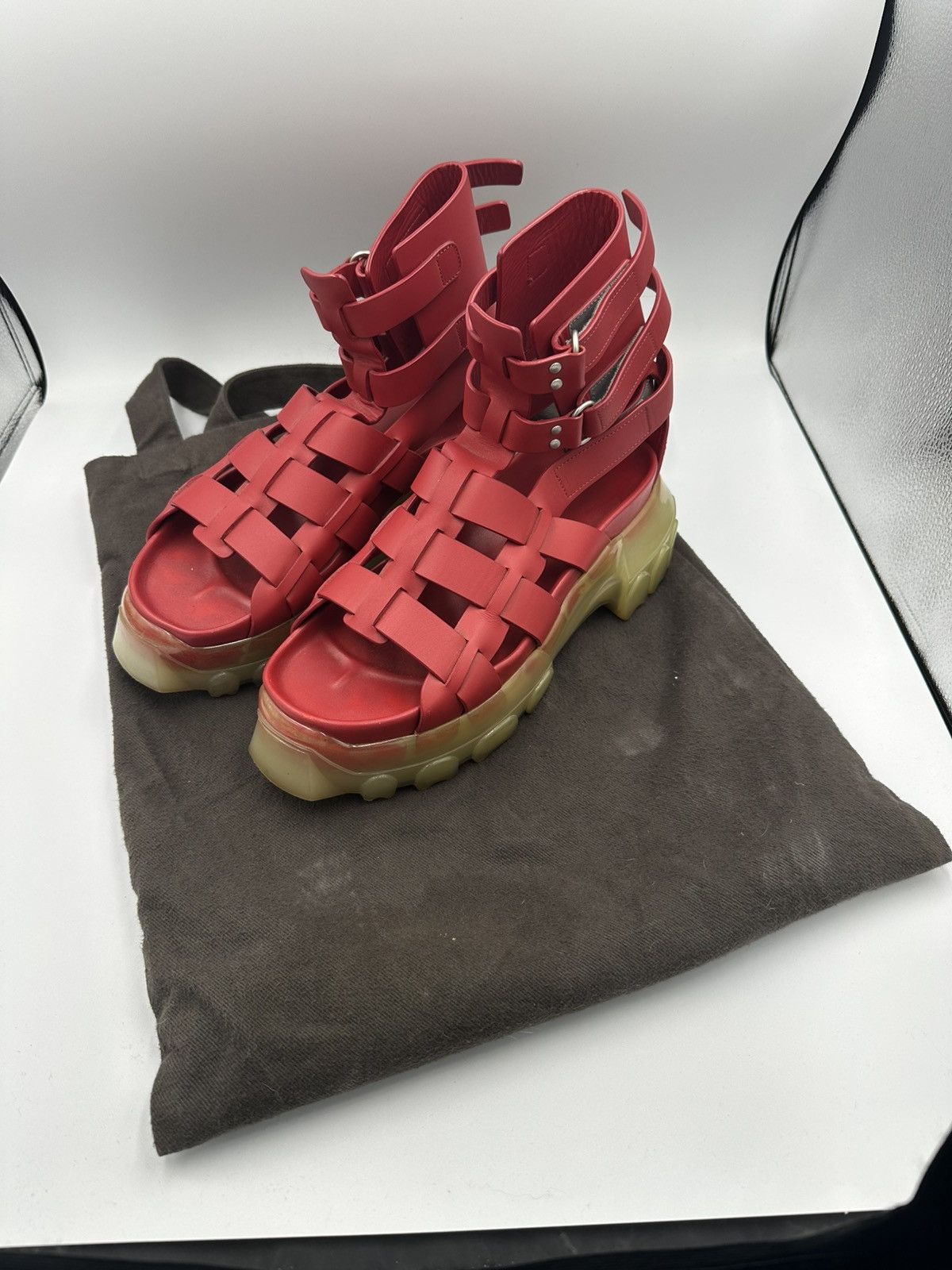 Rick Owens Rick Owens Gladiator Sandals Size US 9.5 / IT 39.5 - 2 Thumbnail
