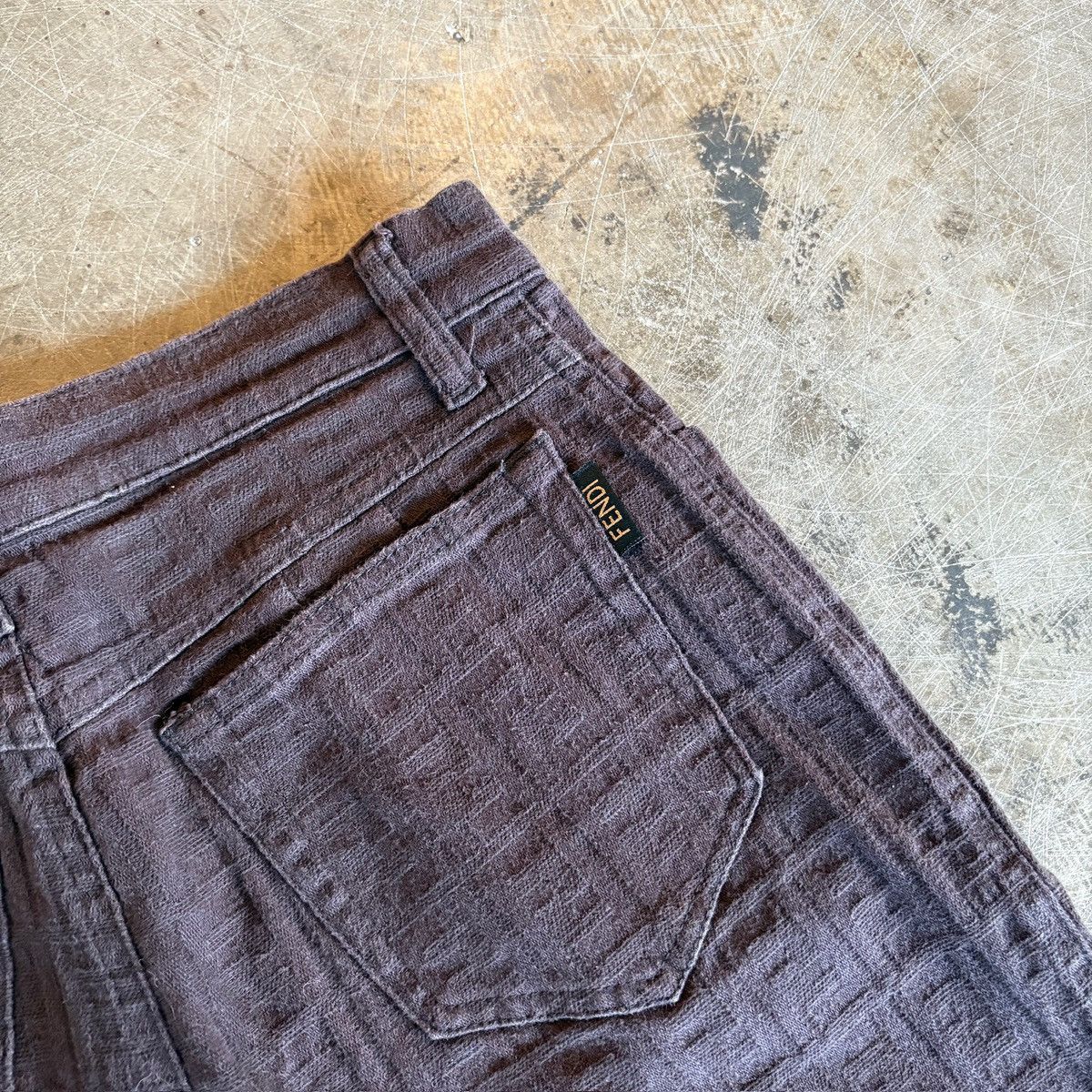 Fendi Vintage Fendi Pants Monogram Size 31" - 2 Thumbnail