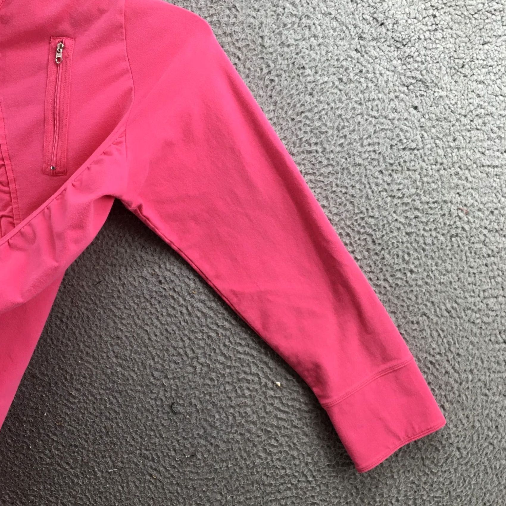 Pinko Neon Buddha Jacket Womens L Pink Full Zip Long Sleeve Zippered Pockets Size L / US 10 / IT 46 - 6 Thumbnail