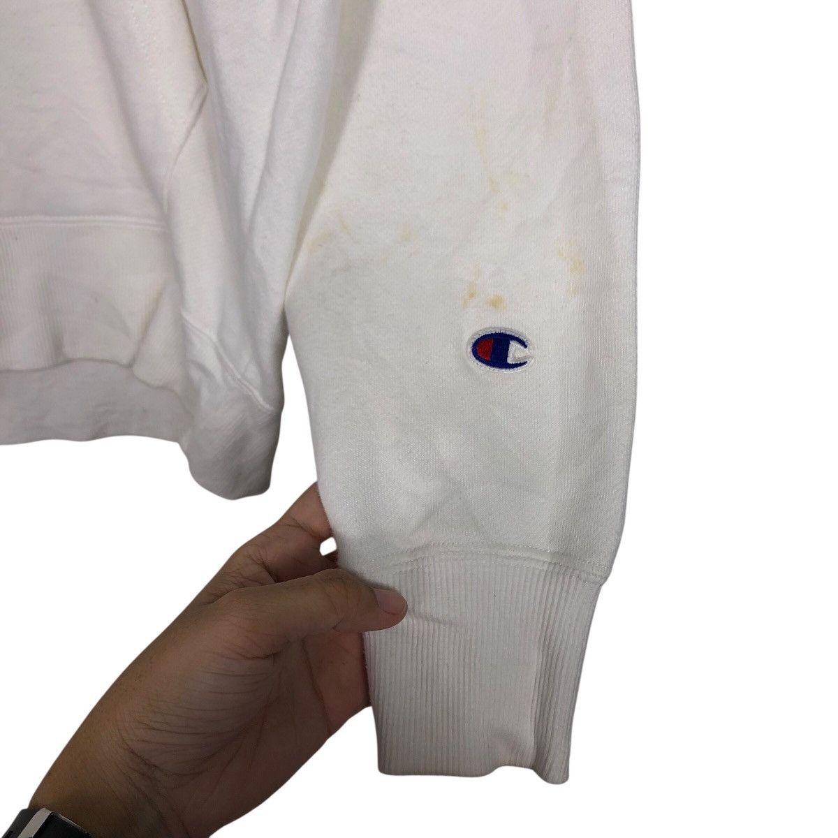 Japanese Brand 📌Vintage Champion Hoodie Pull Over Big Logo Design Size US L / EU 52-54 / 3 - 15 Thumbnail