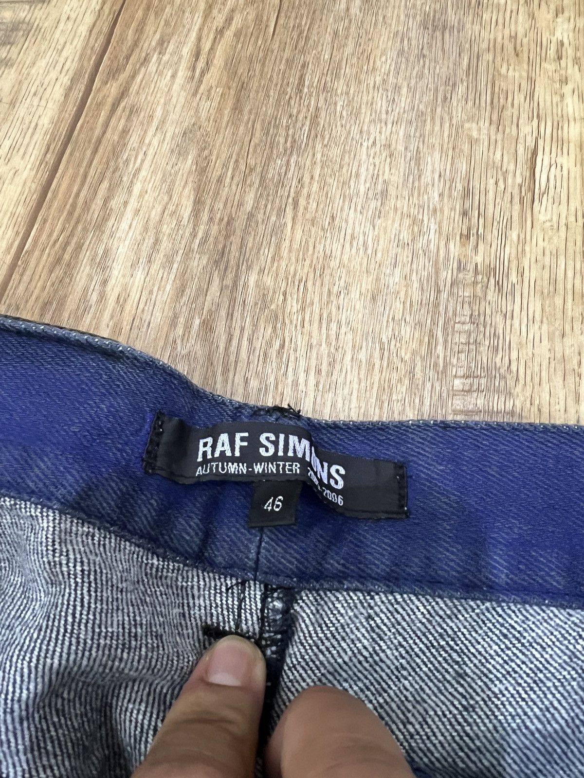 Designer × Japanese Brand × Raf Simons VINTAGE RAF SIMONS AUTUMN WINTER 2005-2006 DESIGNER DENIM Size US 30 / EU 46 - 13 Thumbnail