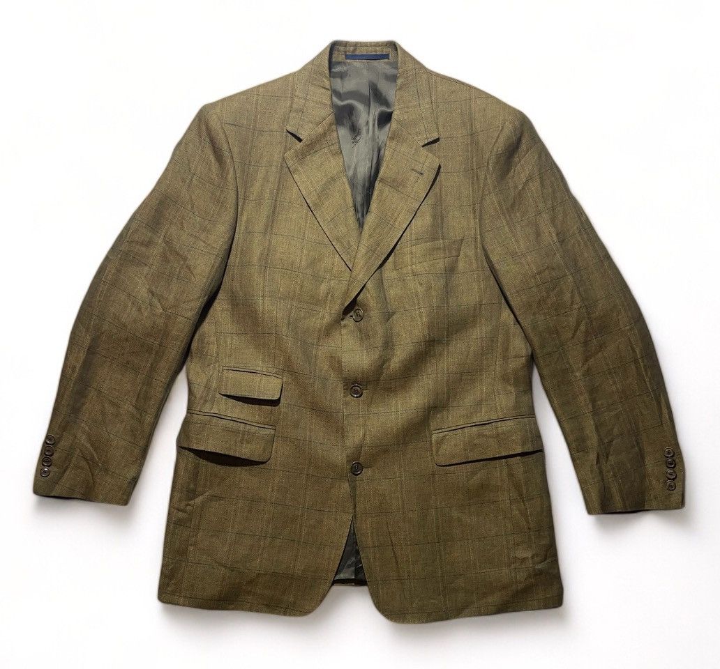 Burberry Vintage Burberry Bristol-S Plaid Blazer Size 52R - 1 Thumbnail