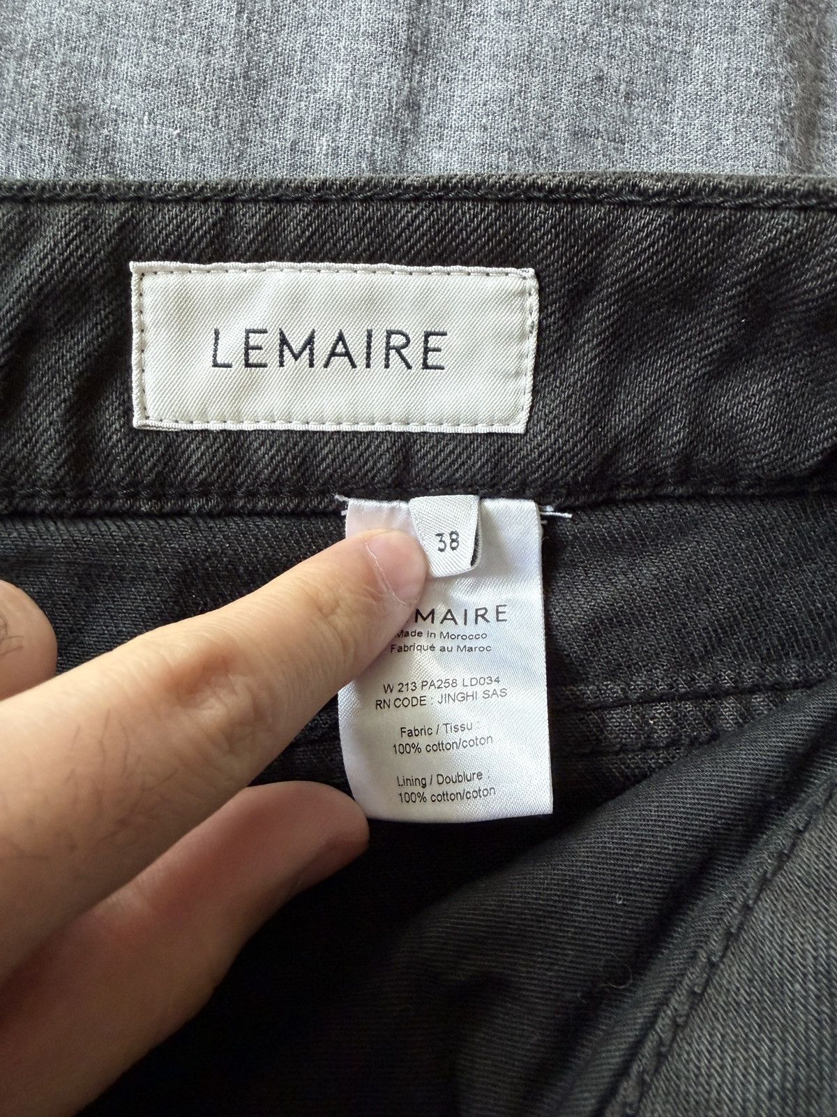 Lemaire Lemaire FW21 Denim Trousers Size 28" / US 6 / IT 42 - 4 Thumbnail