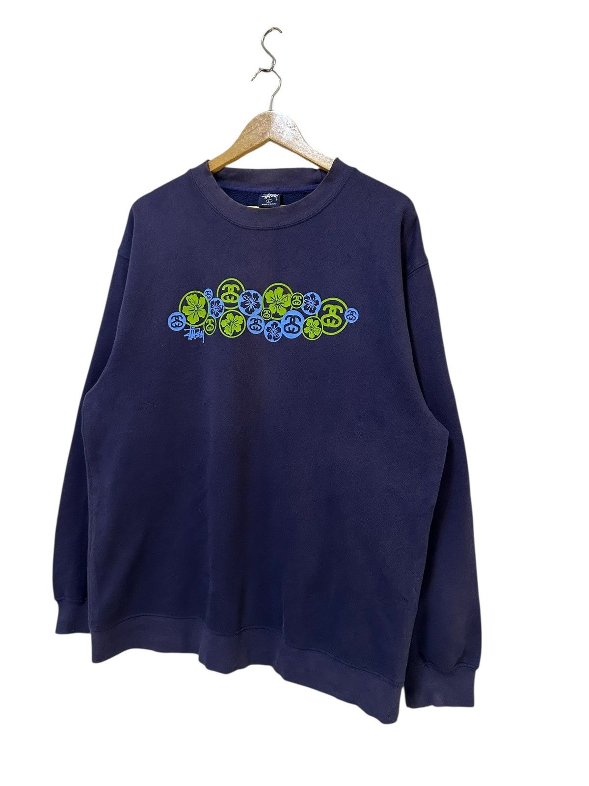 Stussy Vintage stussy floral sweatshirt Size US L / EU 52-54 / 3 - 2 Thumbnail