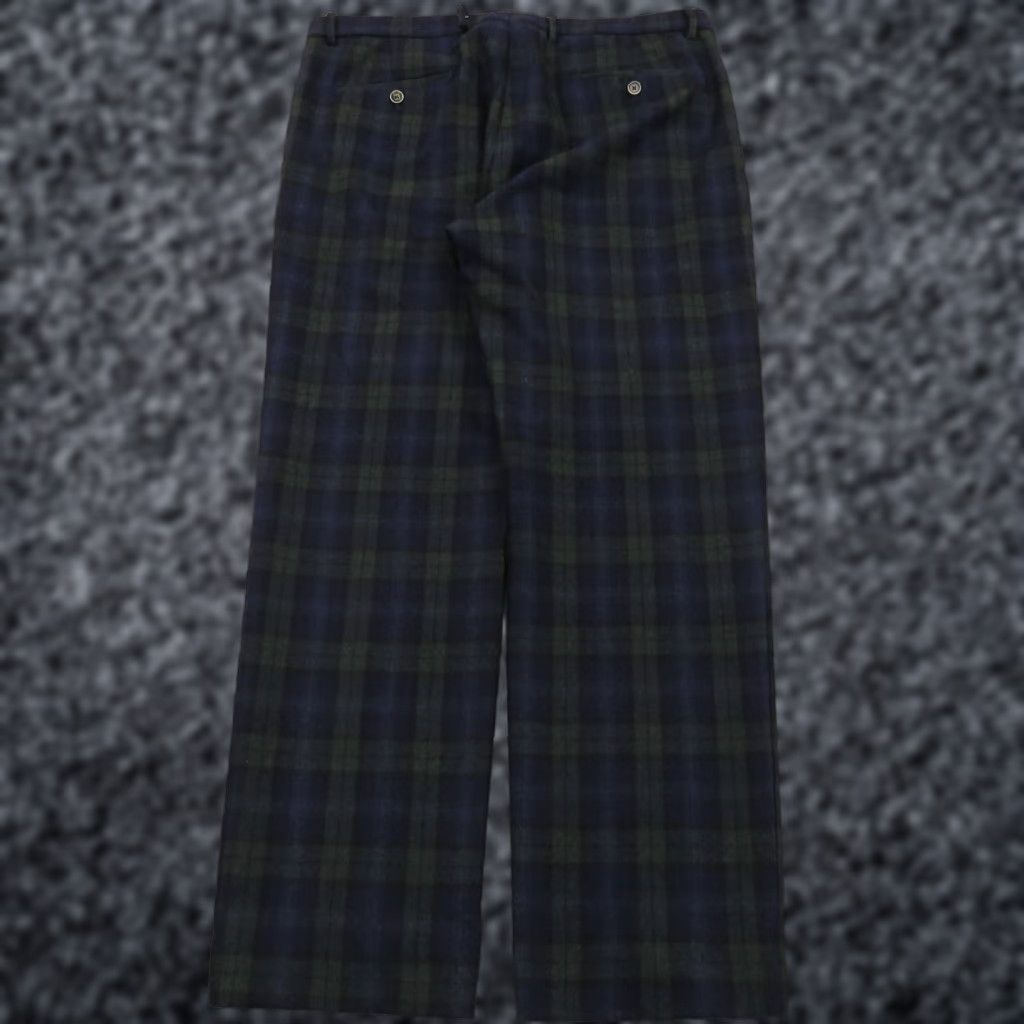 Peter Millar Peter Millar Pants Mens 35x30 Wool Navy Blackwatch Tartan Plaid Golf Trousers Dress Pants Size US 35 - 1 Thumbnail