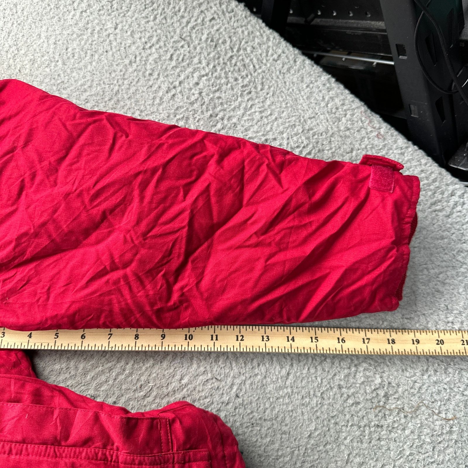 Eddie Bauer Eddie Bauer 0297 Goose Down Jacket Men Medium Red Black Size US M / EU 48-50 / 2 - 5 Thumbnail