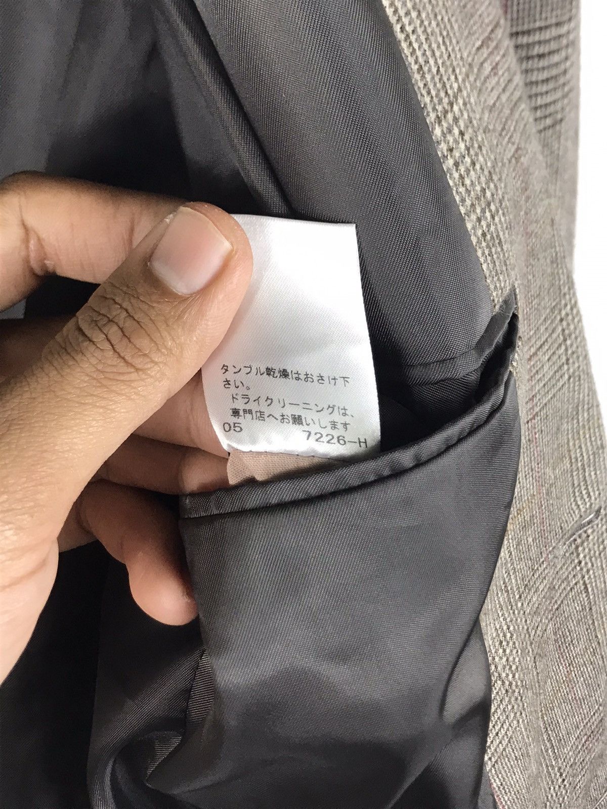Japanese Brand × Yohji Yamamoto ⚡️Ined Homme Yohji Yamamoto Wool Single Breast Blazer Size 46R - 12 Thumbnail