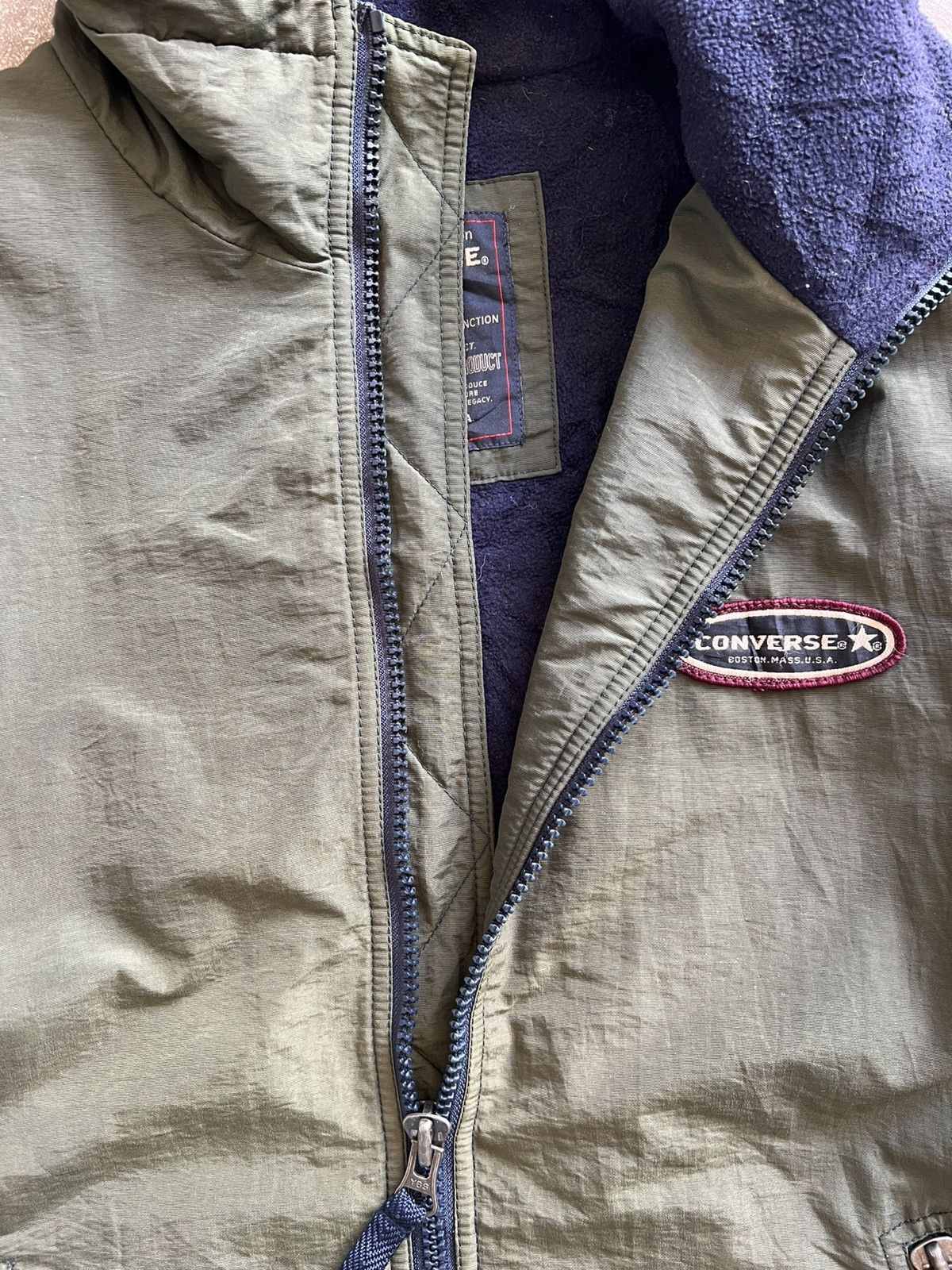 Converse Vintage 90s Converse All Star Double Layer Jacket Size US M / EU 48-50 / 2 - 10 Thumbnail