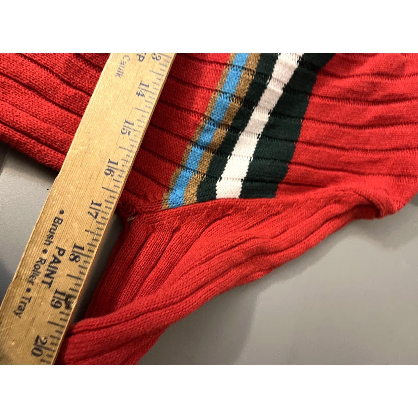 Urban Outfitters BDG Crop Long Sleeve Zip Up Sweater Urban Outfitters Red Cotton Blend Size Large Womens Size L / US 10 / IT 46 - 5 Thumbnail