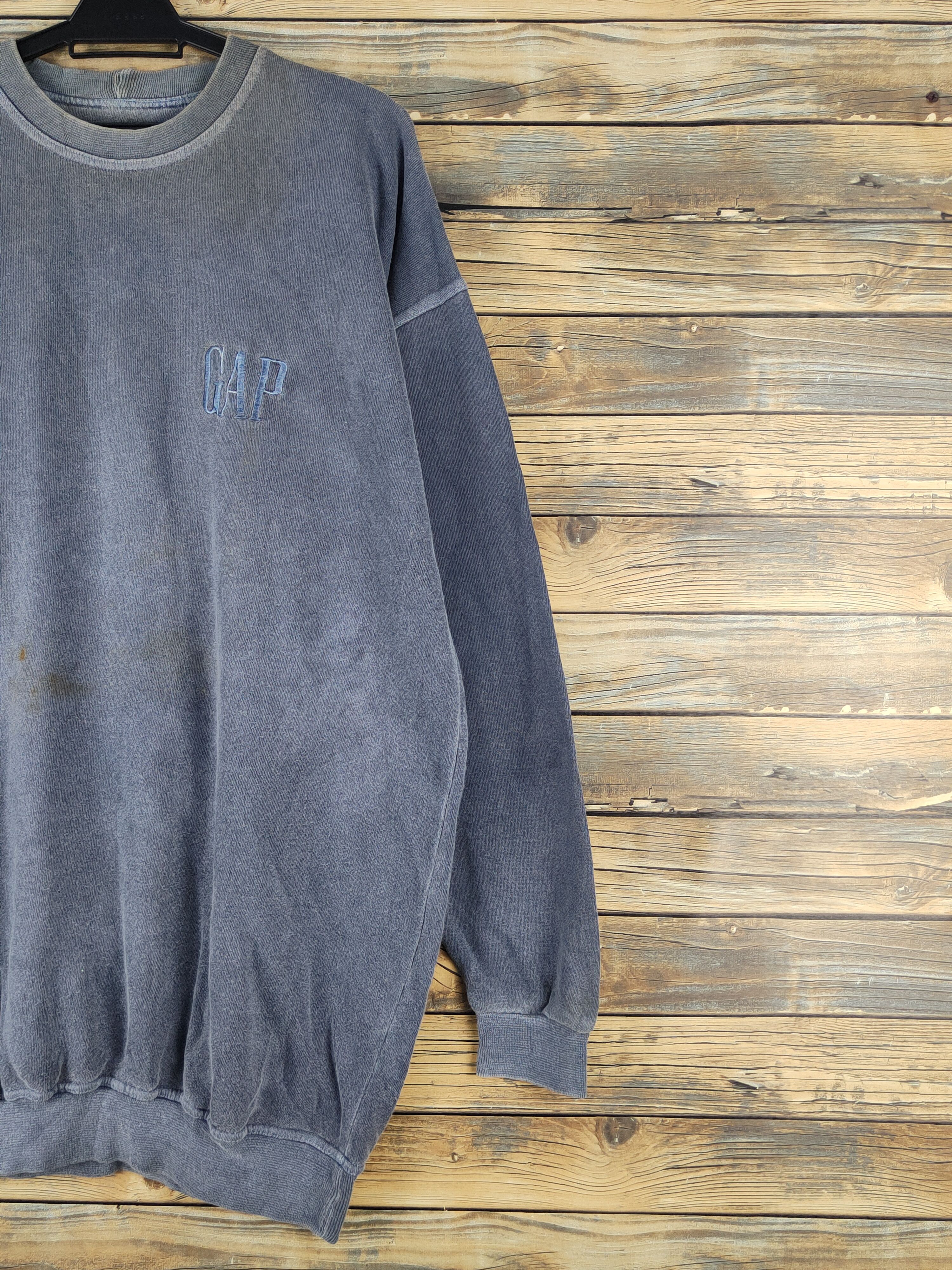 Gap Gap Dark Gray Faded vintage Sweatshirts #W1187 Size US M / EU 48-50 / 2 - 6 Thumbnail