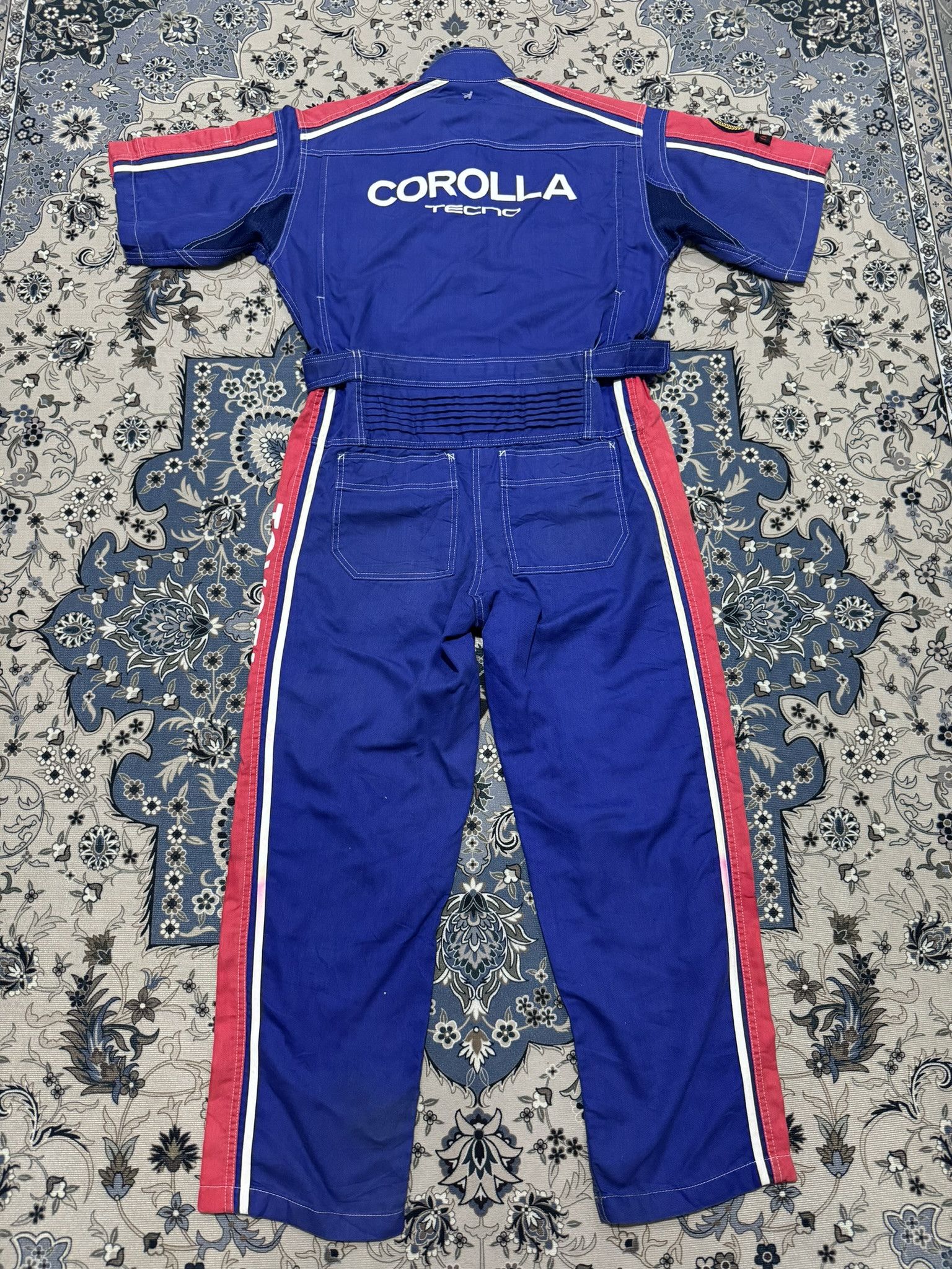 Sports Specialties × Vintage Vintage Toyota Corolla Tecno TRD Overalls Jumpsuit Size US 36 / EU 52 - 8 Thumbnail