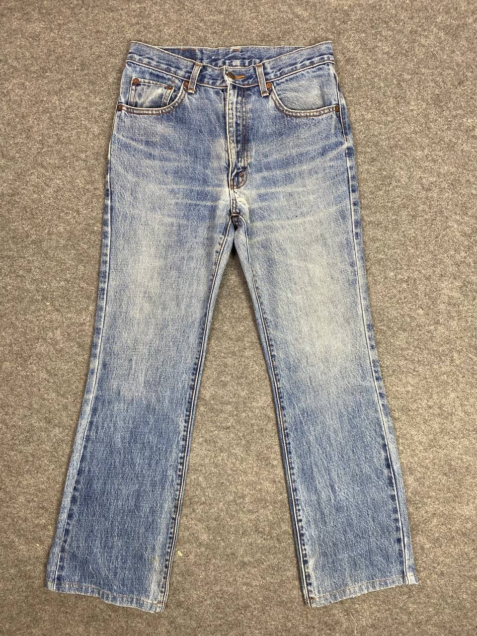 Japanese Brand gl heart bootcut distressed denim nice design Size US 31 - 7 Thumbnail