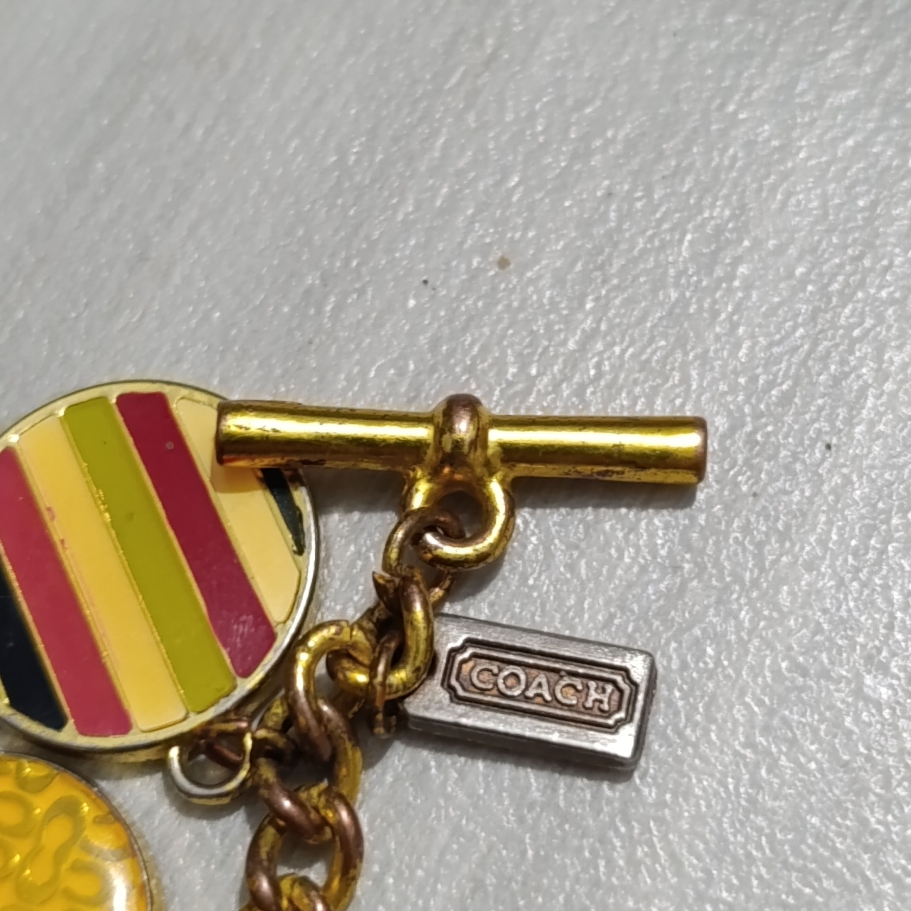 Coach VTG 90's Coach Charm bracelet Size ONE SIZE - 6 Thumbnail