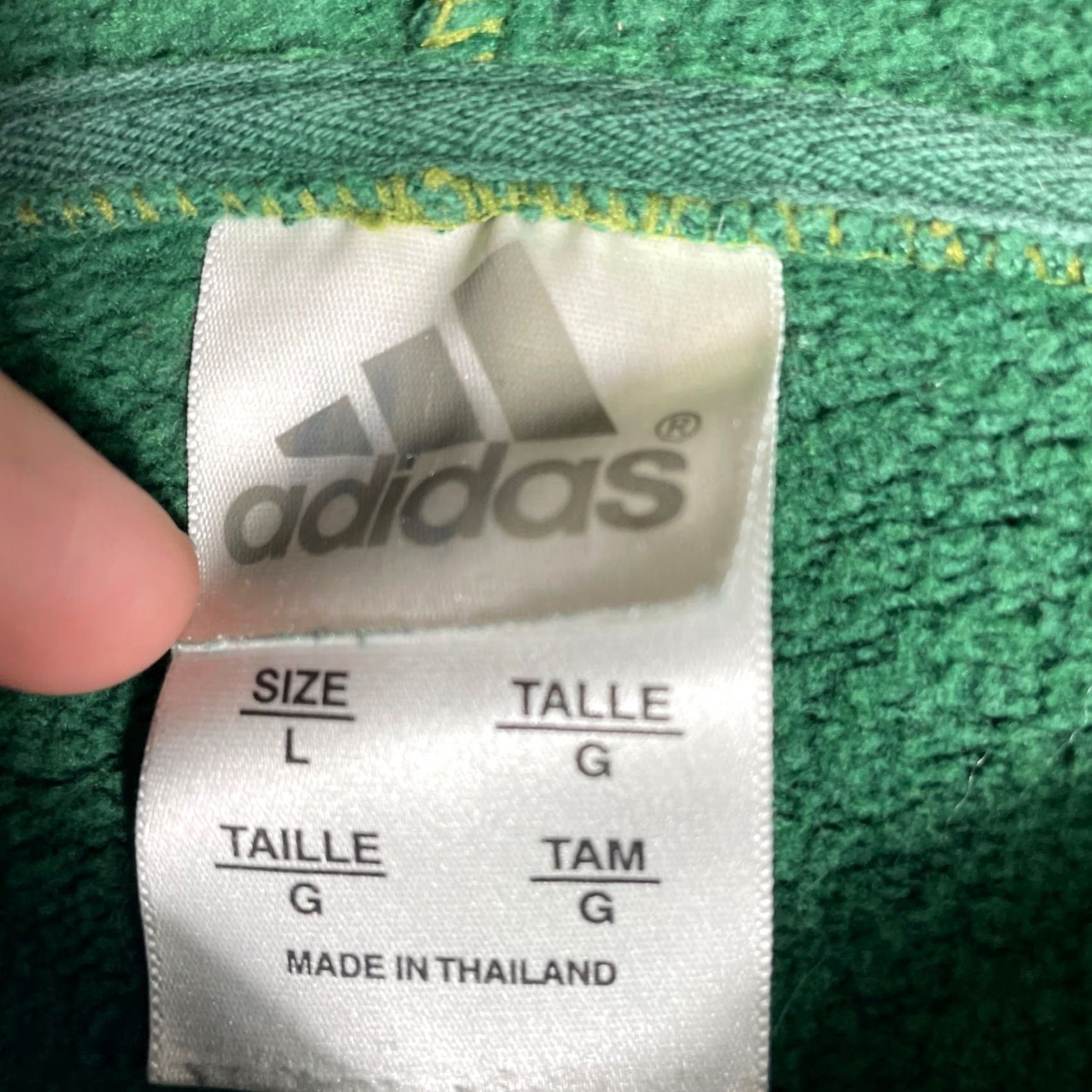 Adidas Adidas Hoodie Mens Large Green University of Wisconsin Parkside Y2K Distressed Hoodie Size US L / EU 52-54 / 3 - 5 Thumbnail