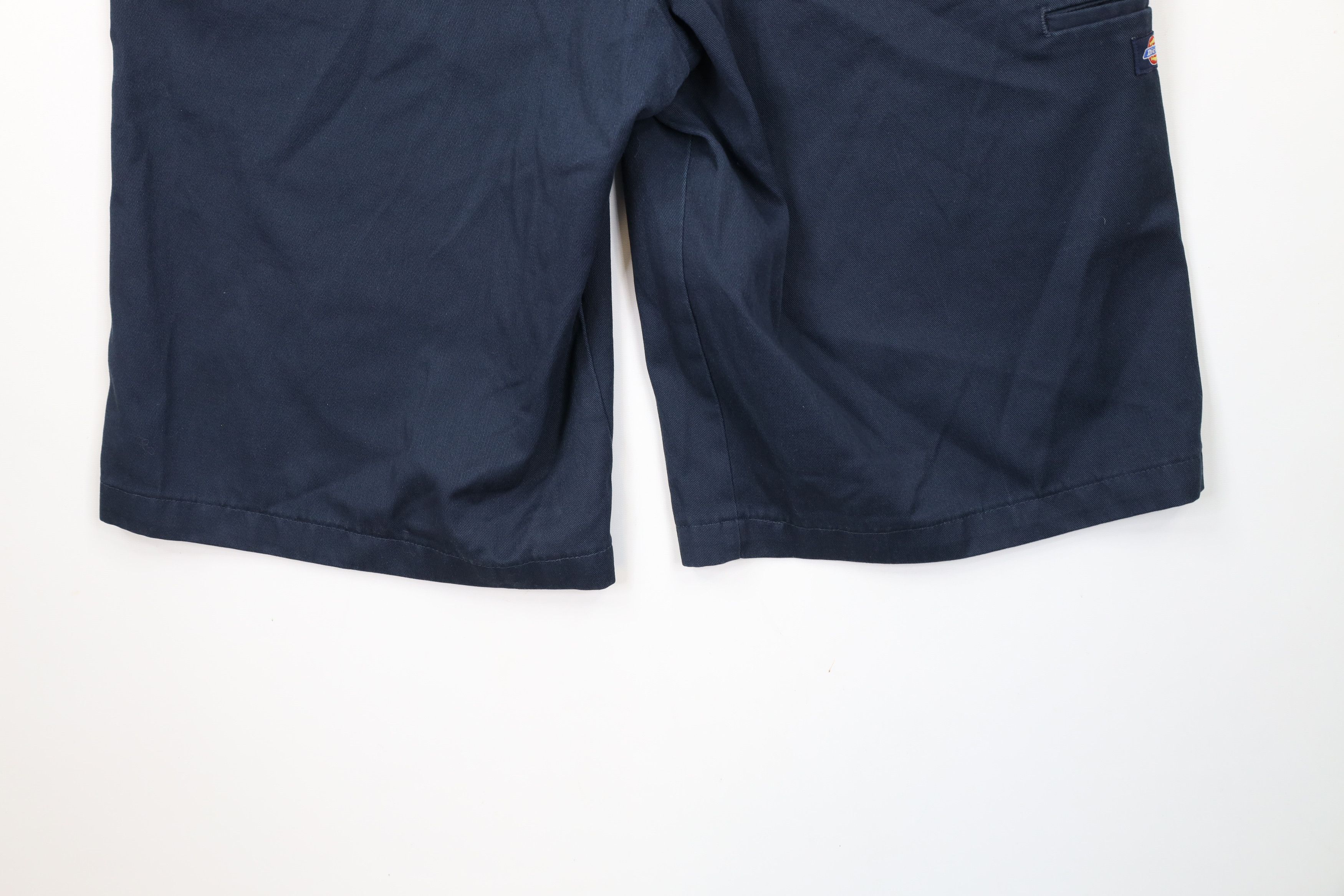 Dickies × Vintage Vintage Y2K Dickies Spell Out Loose Fit Workwear Shorts Blue Size US 36 / EU 52 - 14 Thumbnail