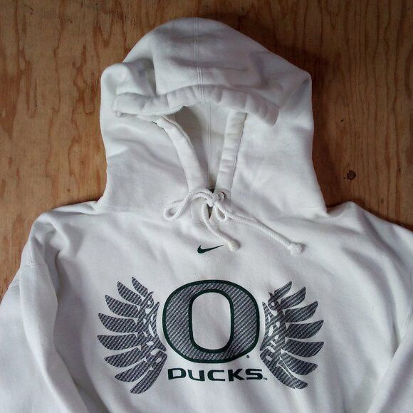 NCAA × Nike Nike Oregon Ducks Mid Swoosh Hoodie Sweatshirt Size US L / EU 52-54 / 3 - 1 Thumbnail
