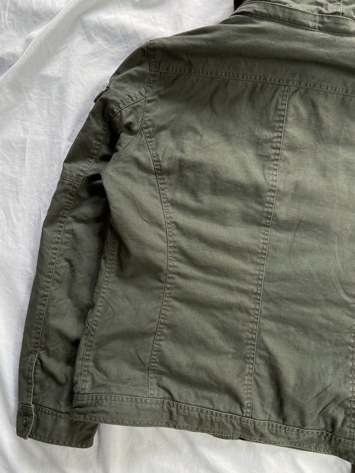 Japanese Brand HIDE AWAYS NICOLE ENGLAND FLAG DESIGN MULTI POCKET JACKET Size US M / EU 48-50 / 2 - 23 Thumbnail