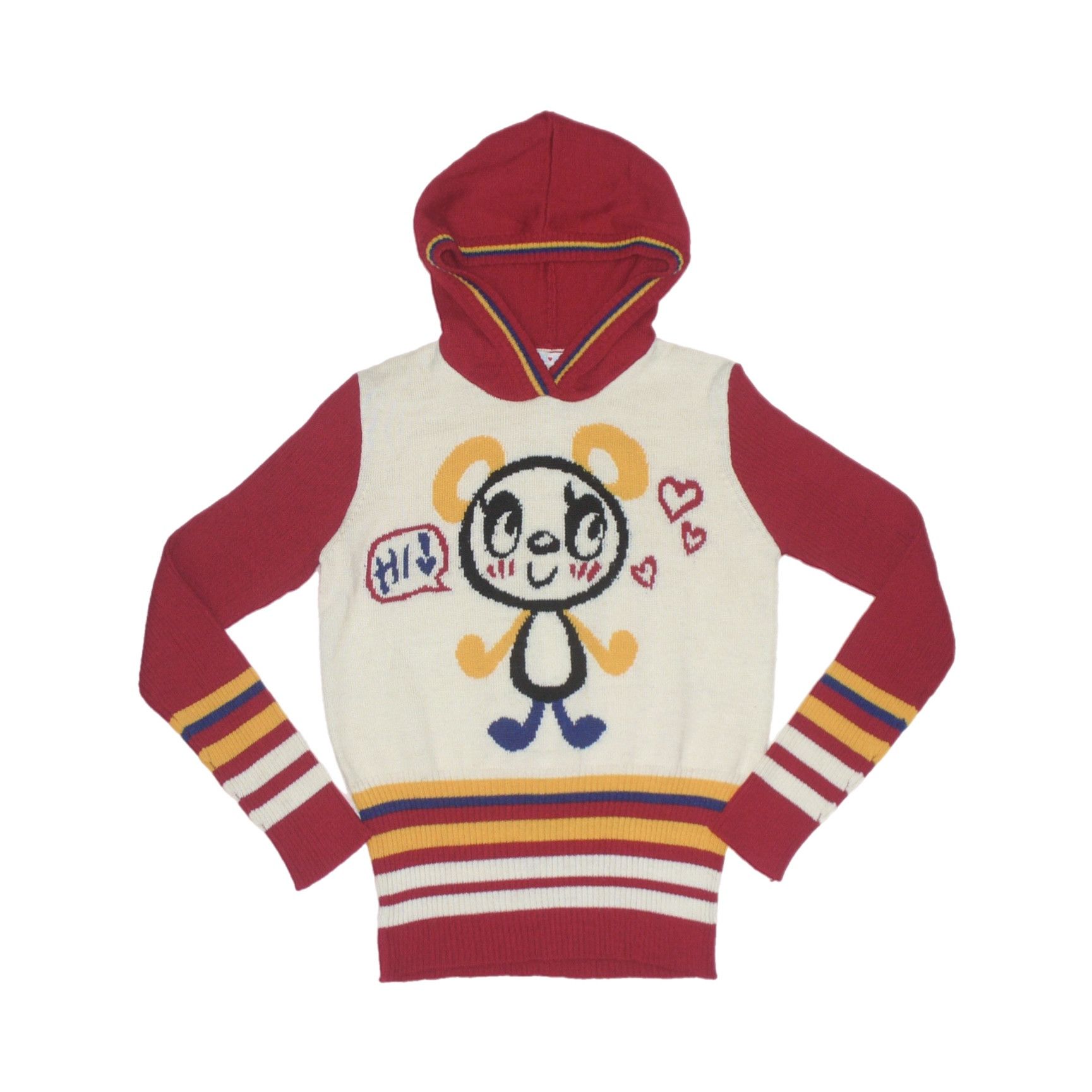 Angel Blue rare panda knitted hoodie