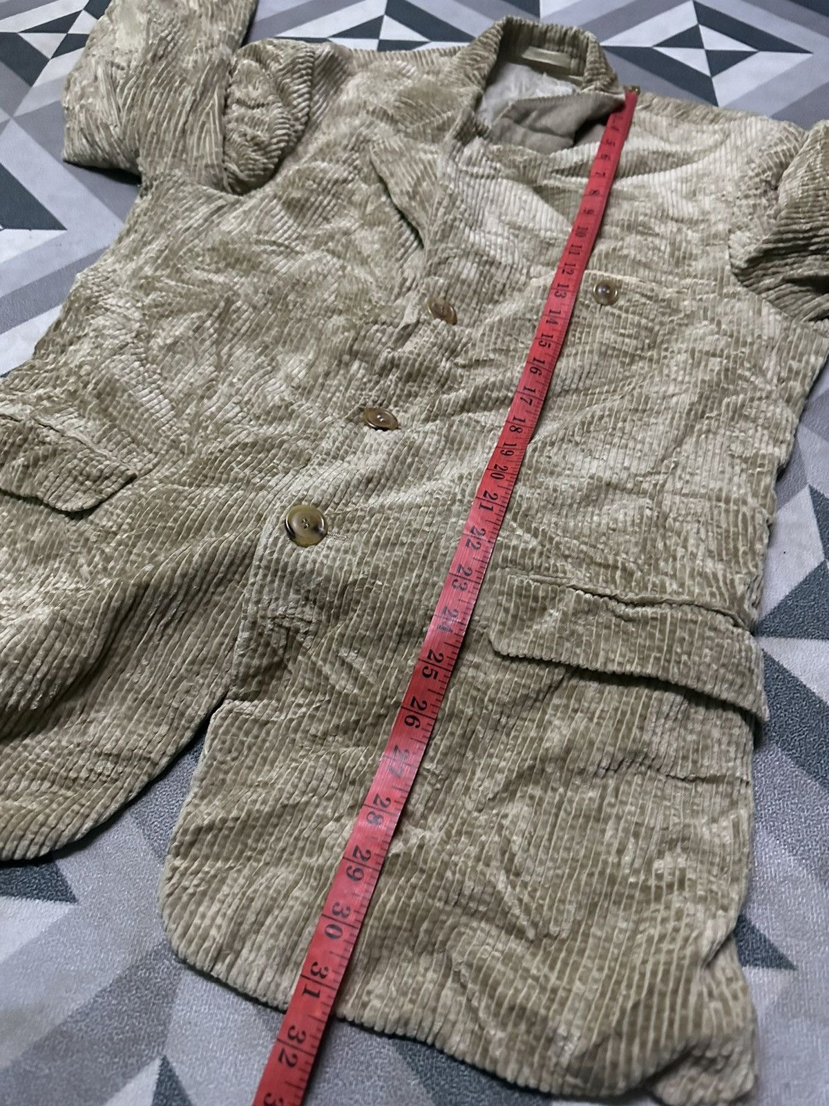 Issey Miyake Issey Miyake Men Corduroy coat blazer M Size US M / EU 48-50 / 2 - 8 Thumbnail