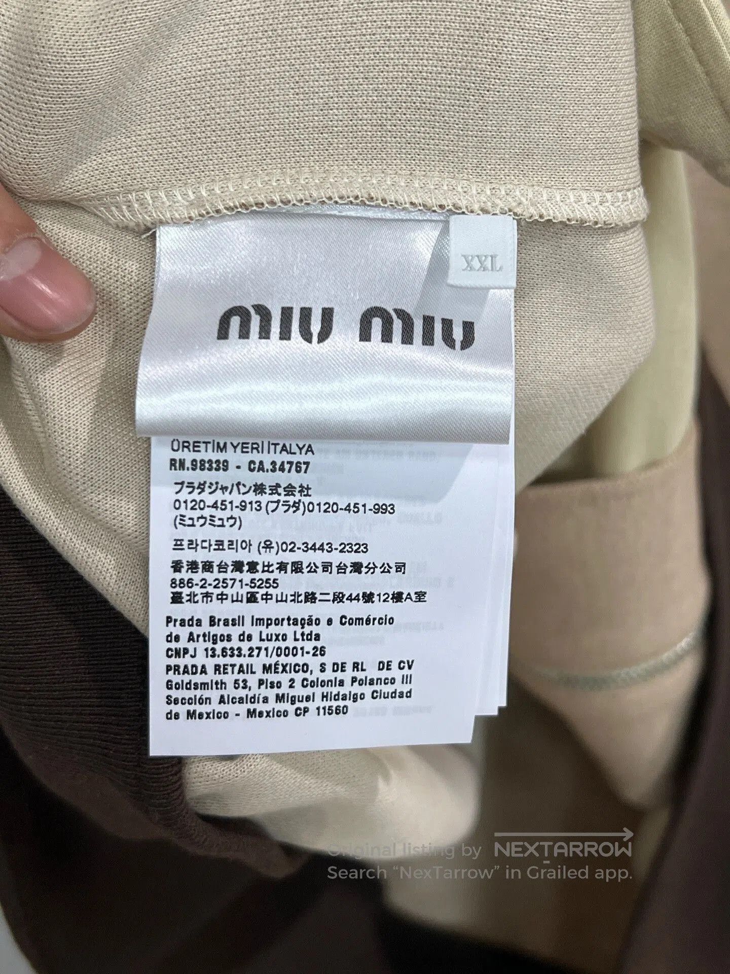 Miu Miu miu miu color-block zip jacket. Size XXL / US 16-18 / IT 52-54 - 5 Thumbnail