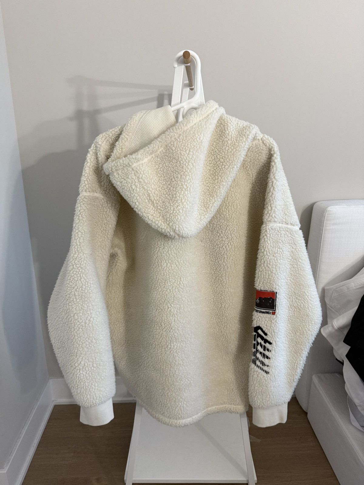 Travis Scott Travis Scott Cactus Trails Half Zip Sherpa Hoodie in Cream Size US XL / EU 56 / 4 - 6 Thumbnail