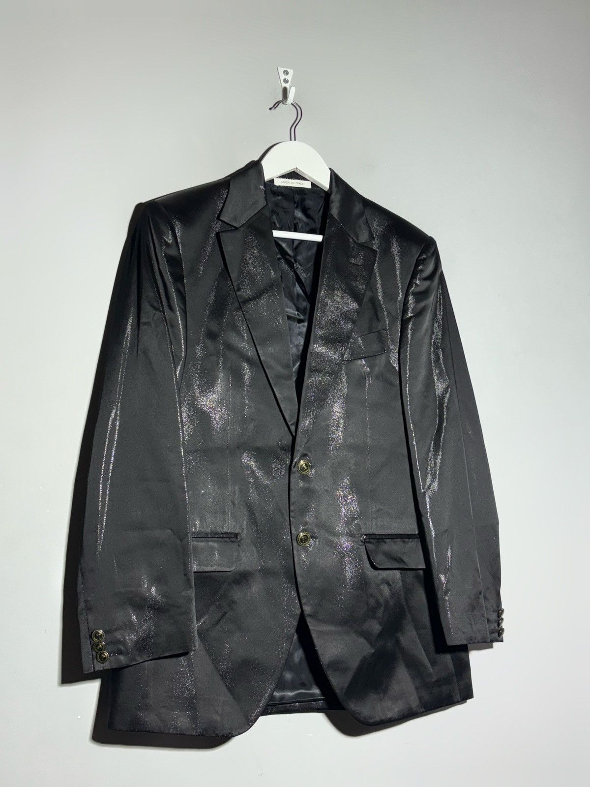 Carlo Pignatelli Carlo Pignatelli Cerimonia Black Shiny Metallic Glossy Set Size 50R - 3 Thumbnail