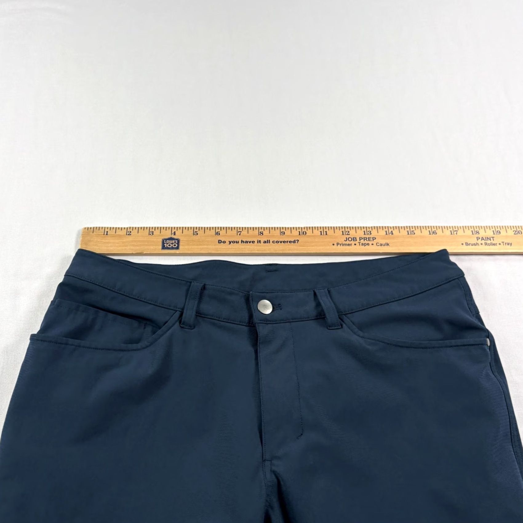 Lululemon Lululemon ABC Pants Mens 33x27 Blue Chino Classic Fit Preppy Stretch Golf Casual Pants Size US 33 - 5 Thumbnail