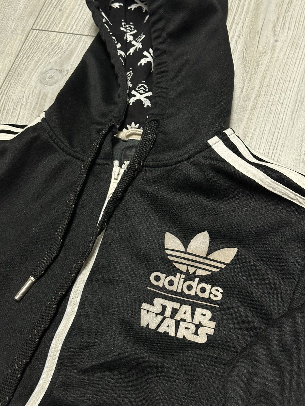 Vintage Adidas Originals Stormtrooper Star Wars hoodie P99646 Size US M / EU 48-50 / 2 - 4 Thumbnail