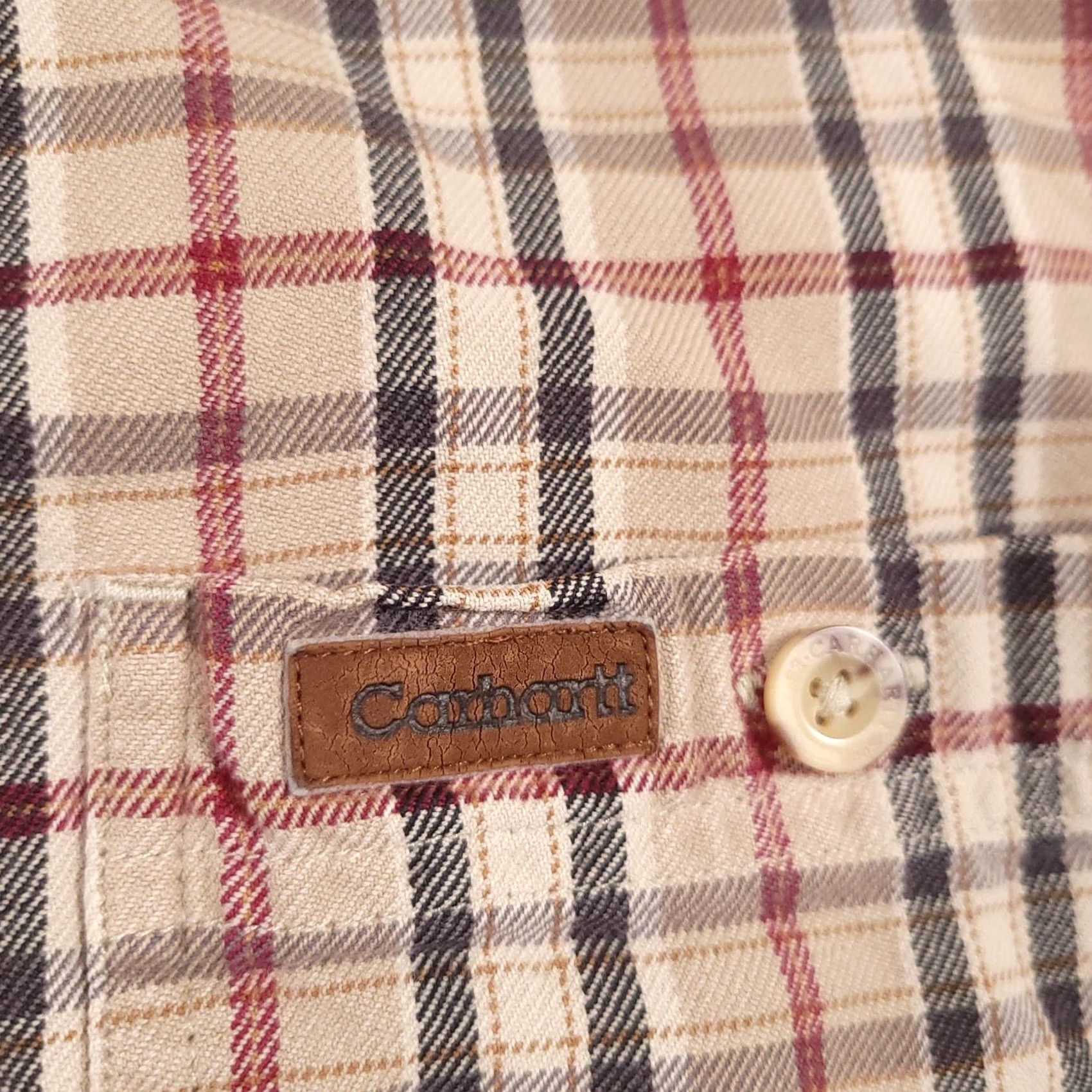 Carhartt Carhartt Long Sleeve Check Button Down Shirt Mens XL Workwear Size US XL / EU 56 / 4 - 6 Thumbnail