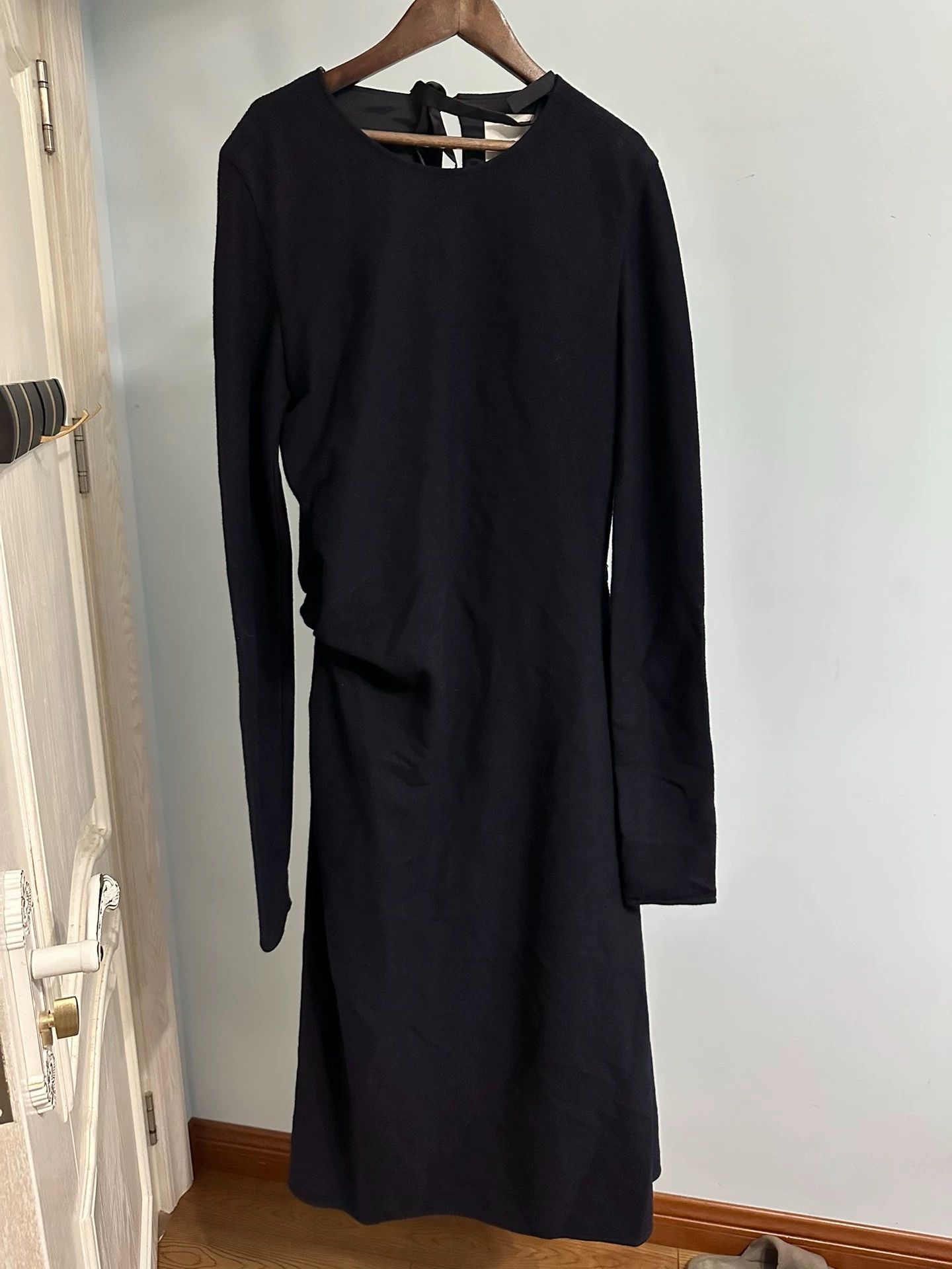 Jil Sander Jil Sander Wool Long Tall Pleated Waist Dress 9/10 Size S / US 4 / IT 40 - 7 Thumbnail