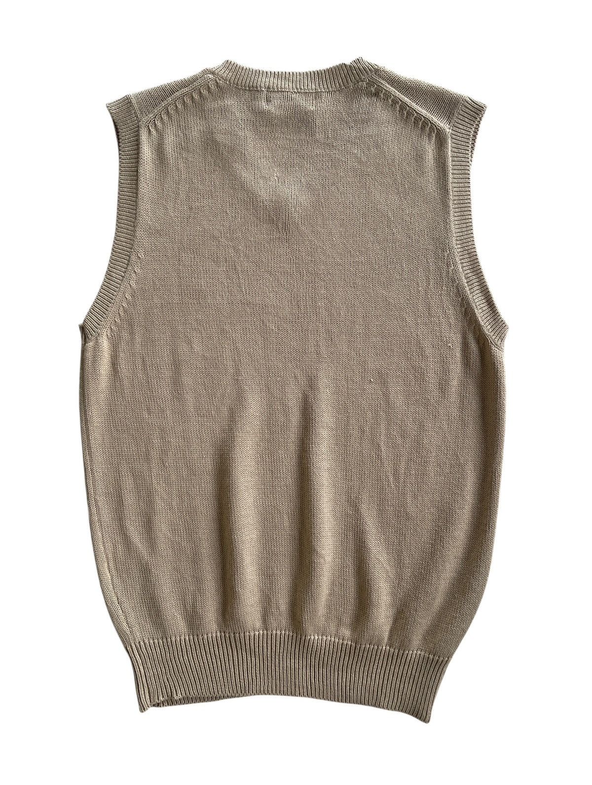 Japanese Brand NWT!!! Vintage POLO V-Neck Cable Knit Sweater Vest Size US M / EU 48-50 / 2 - 2 Thumbnail