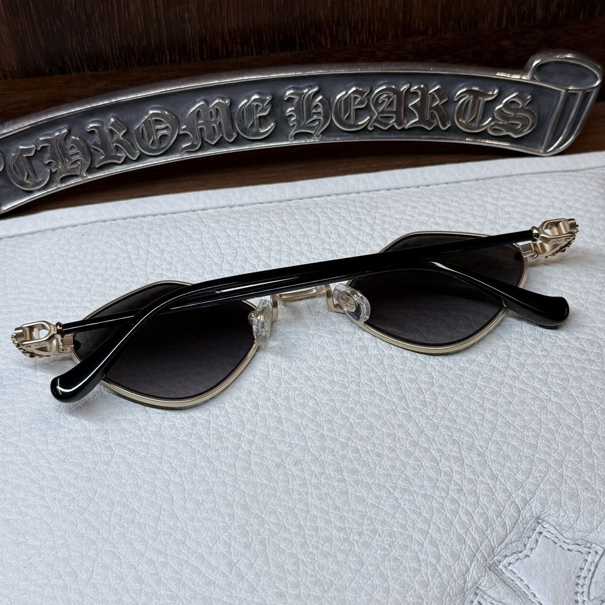 Chrome Hearts Chrome Hearts Diamond Dog Sunglasses Size ONE SIZE - 2 Thumbnail