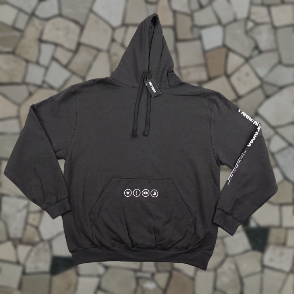 Tultex Panic At The Disco Hoodie Mens Large Black High Hopes Pullover Sweatshirt NEW P2 Size US L / EU 52-54 / 3 - 1 Thumbnail