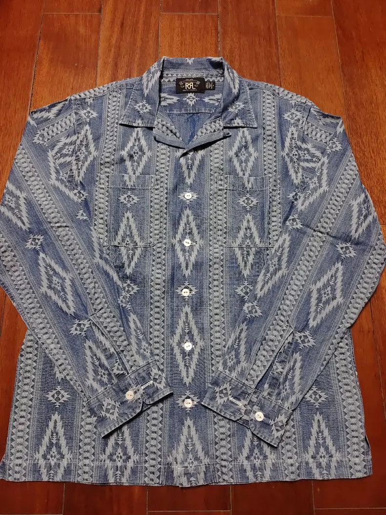 RRL Ralph Lauren RRL Ralph Lauren Old Indian Southwest Navajo style shirt C Size US M / EU 48-50 / 2 - 2 Thumbnail
