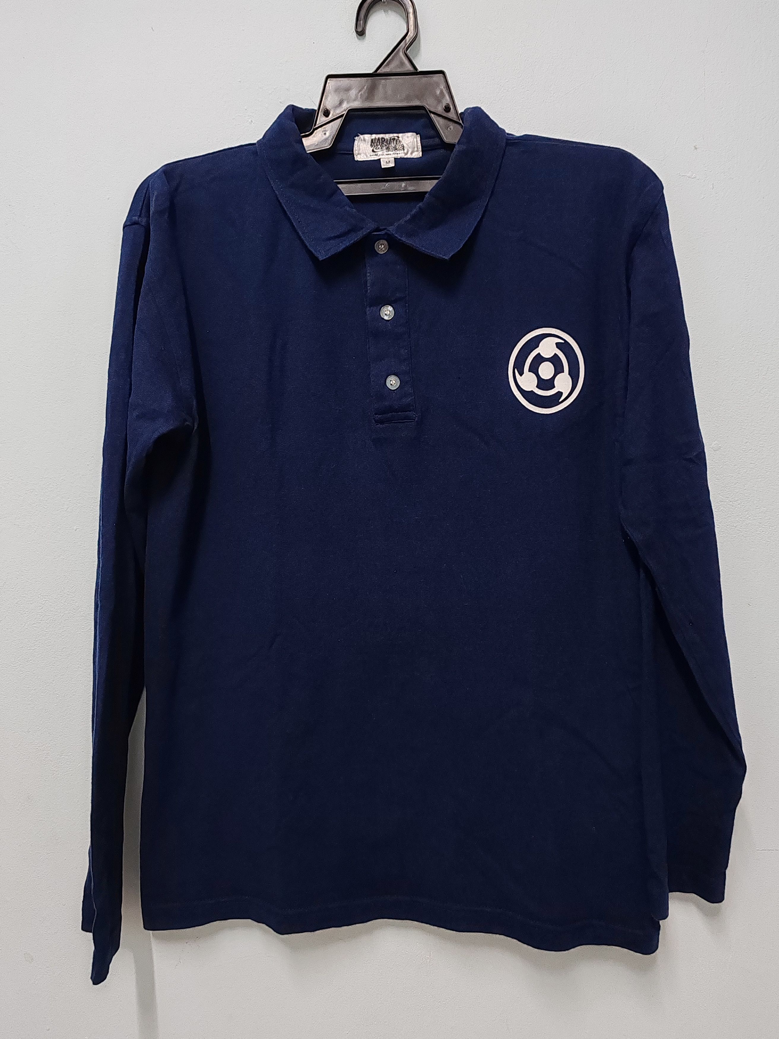 Anime Vintage Naruto Sasuke Japan Anime Polo Shirt Akira Eva Size US M / EU 48-50 / 2 - 2 Thumbnail