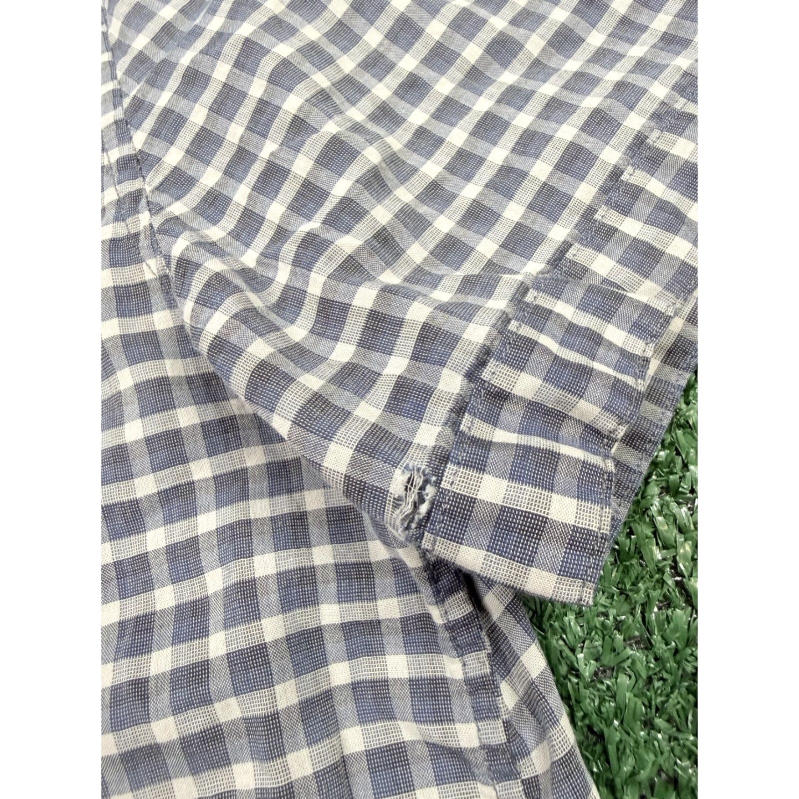 John Varvatos John Varvatos Button Up Shirt Men's L Brown Short Sleeve Casual Size US L / EU 52-54 / 3 - 2 Thumbnail