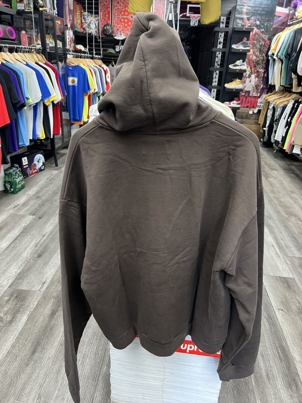 DENIM TEARS Denim Tears Cut Out Hoodie 'Brown' XXL Size US XXL / EU 58 / 5 - 2 Thumbnail