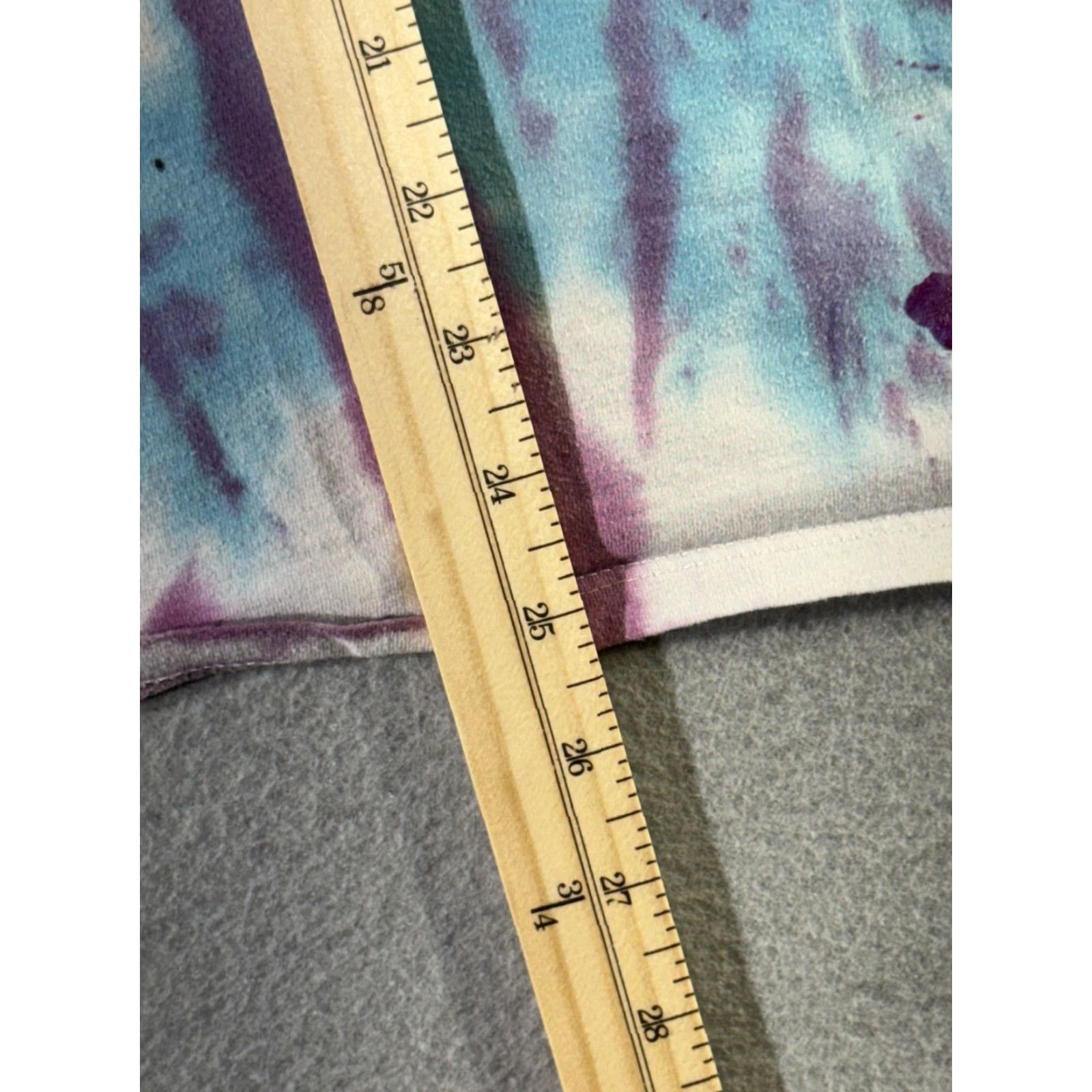 Vintage Fall Out Boy Shirt Mens 2XL Tie Dye Purple Blue Band Graphic Tee Manhead Cotton Size US XXL / EU 58 / 5 - 7 Thumbnail