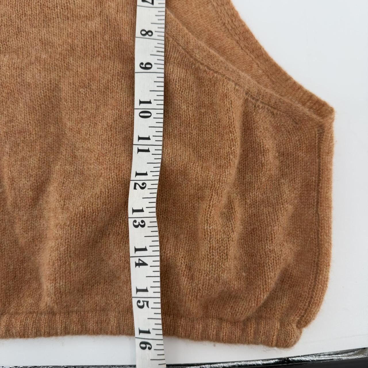 Free People Free People Alpaca Wool Knit Sleeveless camel/rust Sweater Size S / US 4 / IT 40 - 4 Thumbnail