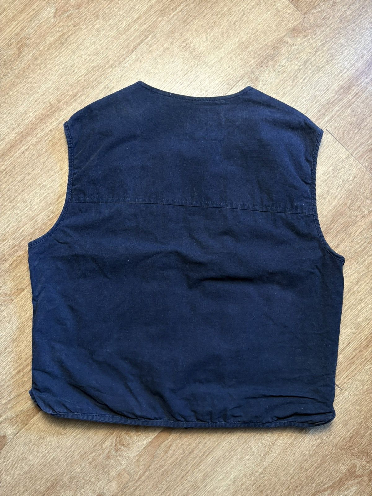 Vintage Zip Jeans & Co. 90s Technical Multi-pocket Canvas Vest (L) Size US L / EU 52-54 / 3 - 9 Thumbnail