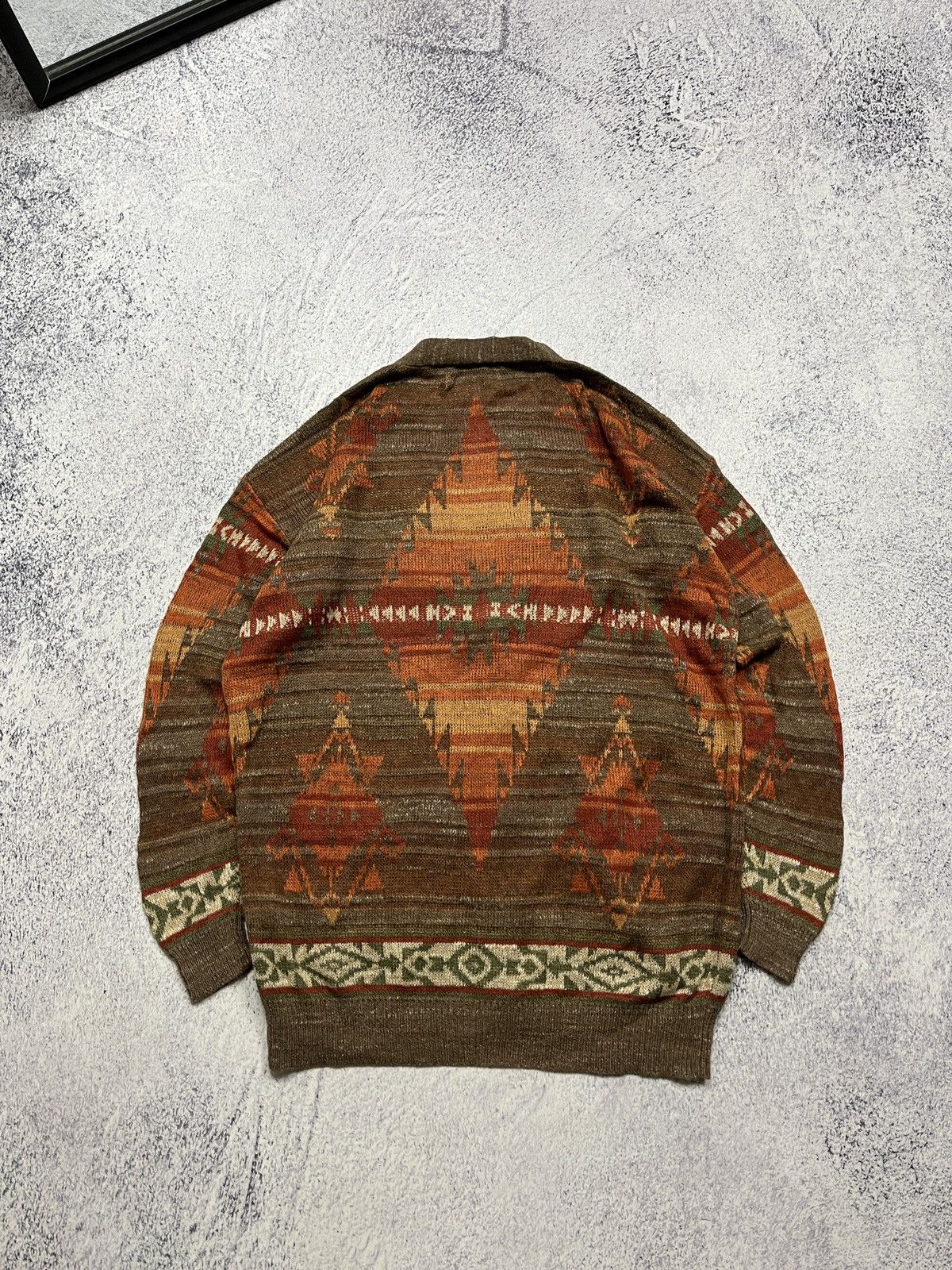 Denim & Supply Ralph Lauren × Polo Ralph Lauren × Ralph Lauren Ralph Lauren Denim and Supply Aztec Southwest Knit Cardigan Size S / US 4 / IT 40 - 7 Thumbnail