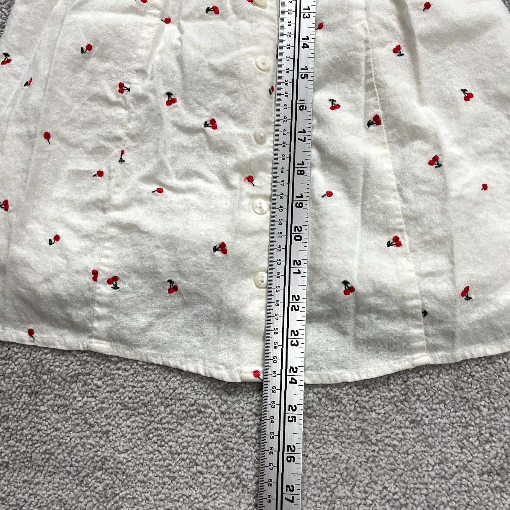 Vintage Capulet White Floral Sundress Womens XS Backless Knee Length Embroidered Linen Size XS / US 0-2 / IT 36-38 - 4 Thumbnail