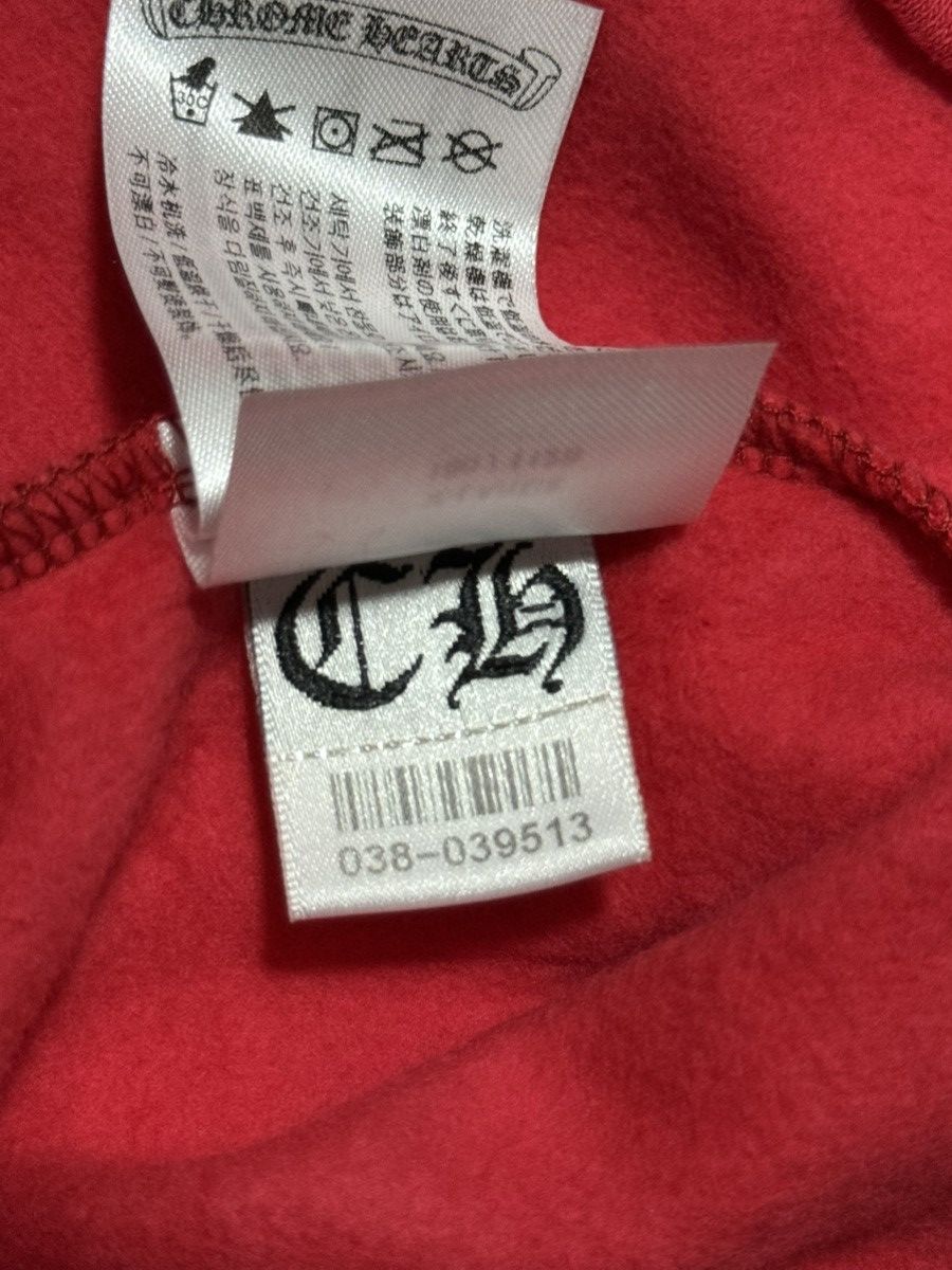Chrome Hearts Chrome Hearts Red Hoodie XL Size US XL / EU 56 / 4 - 14 Thumbnail