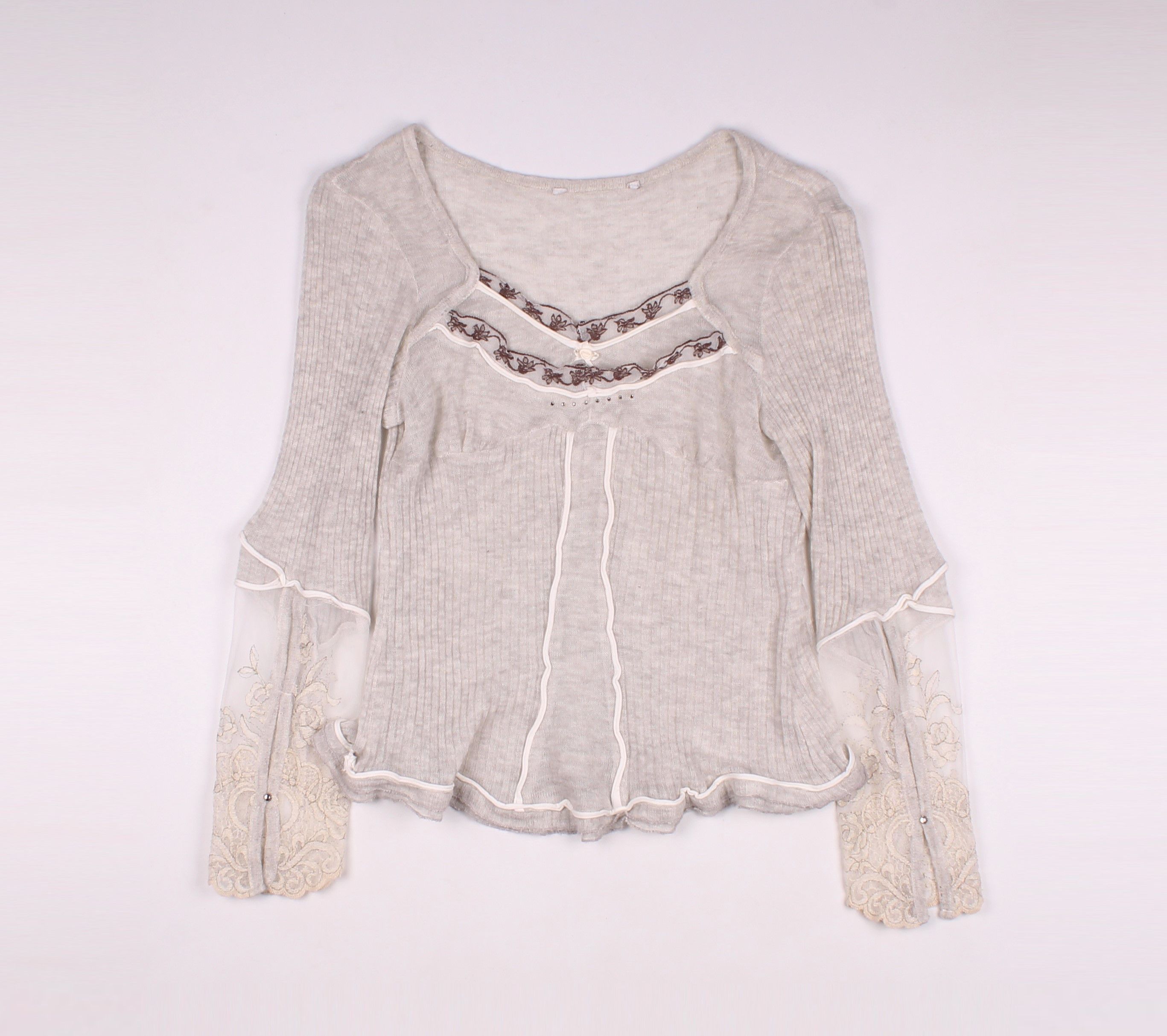 Vintage Vintage Y2K Fairy Cottage Light Long Sleeve Size M / US 6-8 / IT 42-44 - 1 Thumbnail