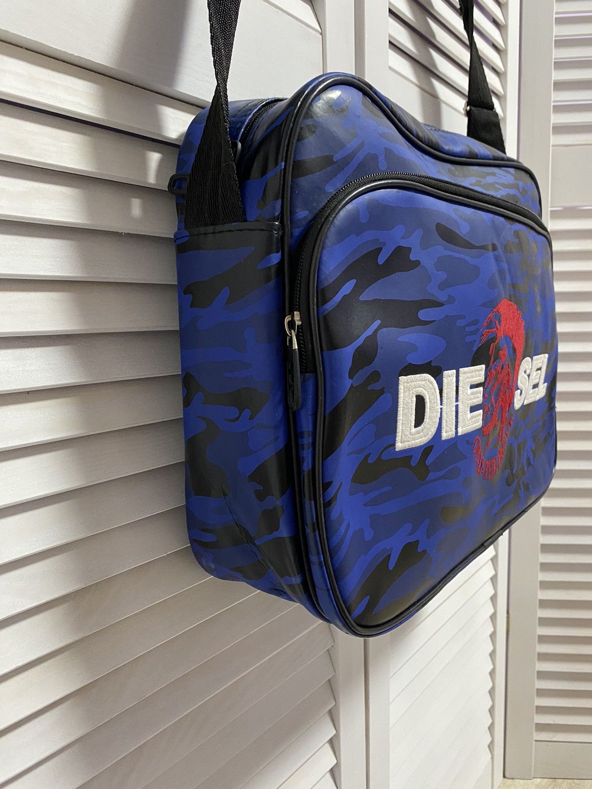 Diesel Vintage Eco Leather Body Bag DIESEL ARMY CAMOUFLAGE Size ONE SIZE - 5 Thumbnail