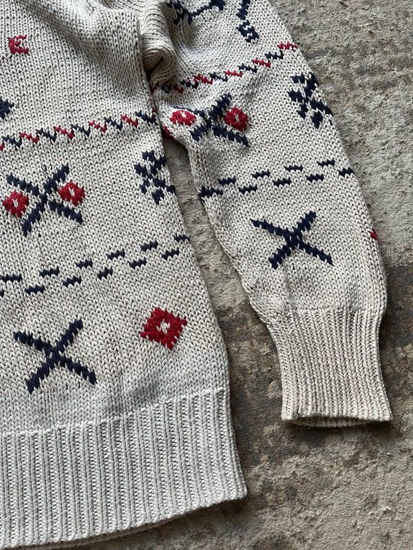 Polo Ralph Lauren Polo Ralph Lauren Aeroplan Sweater Vintage 90s Hand Knit Size US L / EU 52-54 / 3 - 4 Thumbnail