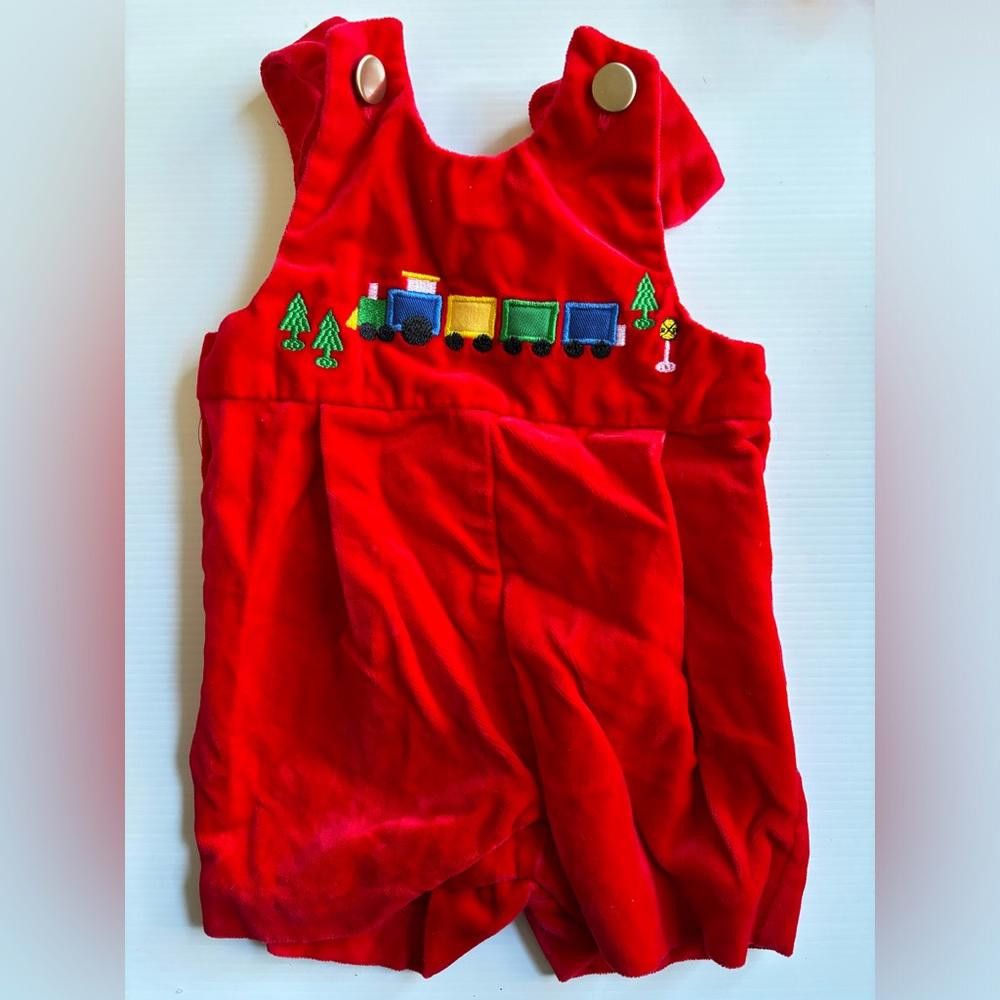 Designer Beautiful Vintage Christmas Romper Size ONE SIZE - 1 Thumbnail