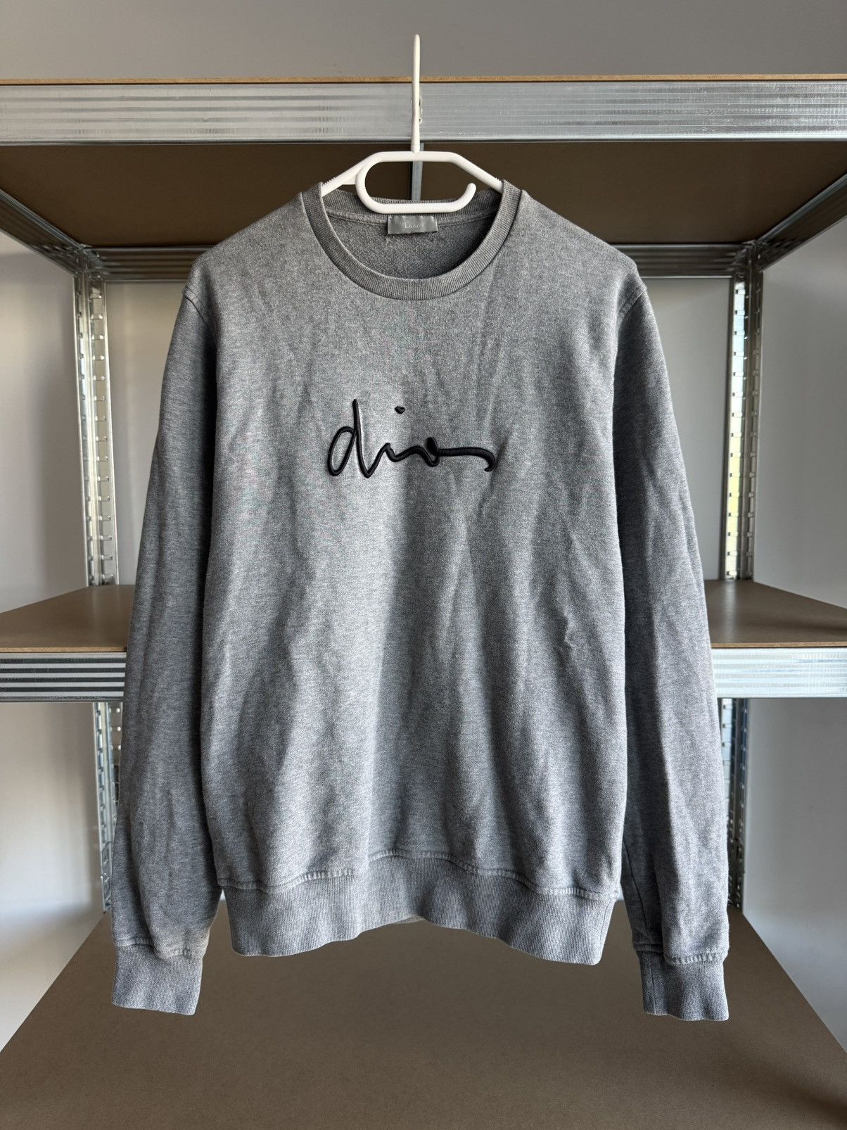 Dior Dior Gray Atelier Logo Sweatshirt | Grailed
