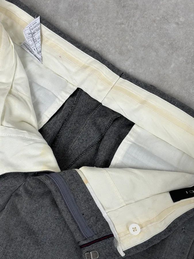 Gucci 2000s Gucci Grey Classy Tailored Pants Size US 33 - 10 Thumbnail